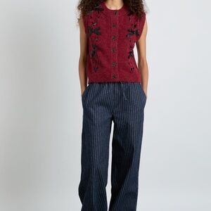 Rafe Jeans - Navy Pin Stripe by Damson Madder